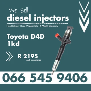Toyota D4d Diesel Injectors For Sale With Warranty