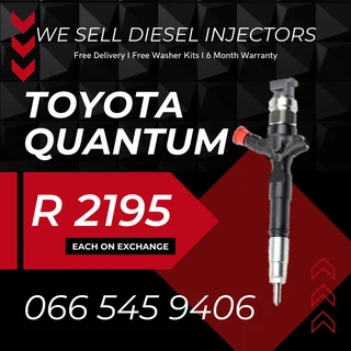 Toyota Quantum Diesel Injectors For Sale On Exchange