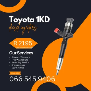 Toyota 1kd Diesel Injectors For Sale On Exchange