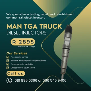 Man Tga Truck Diesel Injectors For Sale