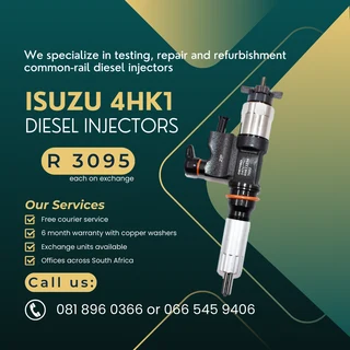 Isuzu 4hk1 Diesel Injectors With Warranty