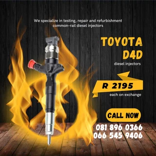 Toyota D4d Diesel Injectors For Sale On Exchange