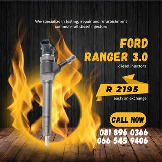Ford Ranger 3.0 Bt50 Diesel Injectors For Sale