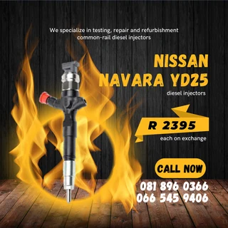 Nissan Navara Diesel Injectors For Sale