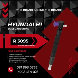 Hyundai H1 Delphi Diesel Injectors For Sale With Warranty
