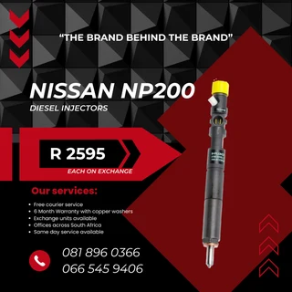 Nissan Np200 Diesel Injectors For Sale With Warranty