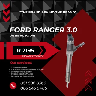 Ford Ranger 3.0 Diesel Injectors For Sale With Warranty