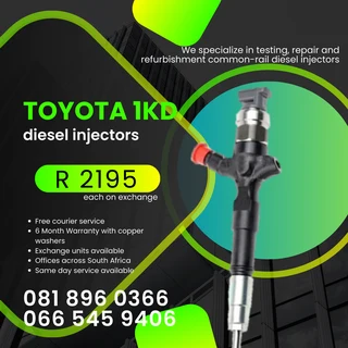 Toyota 1kd Diesel Injectors For Sale On Exchange