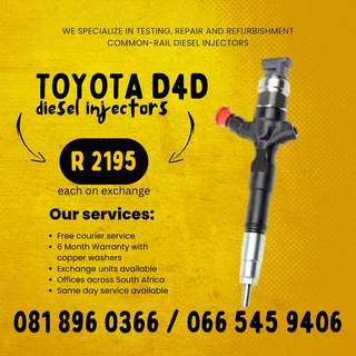 Toyota D4d Diesel Injectors For Sale On Exchange