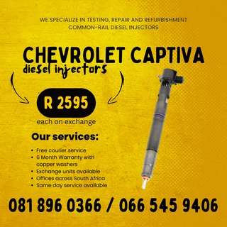 CHEVROLET CAPTIVA DIESEL INJECTORS FOR SALE ON EXCHANGE