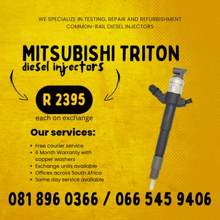 Mitsubishi Triton Diesle Injectors For Sale On Exchange