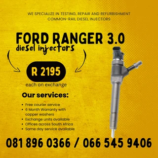 Ford Ranger 3.0 Bt50 Diesle Injectors For Sale On Exchange