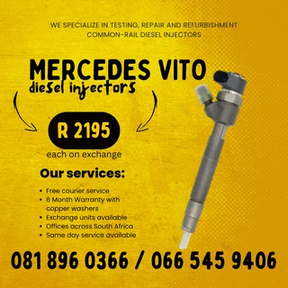 Mercedes Benz Vito Diesel Injectors For Sale
