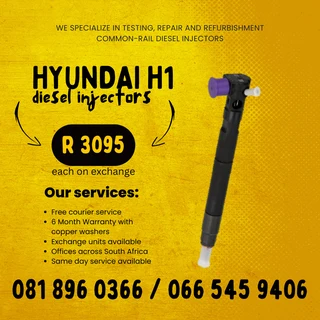 Hyundai H1 Diesel Injectors For Sale