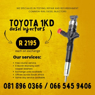 Toyota 1kd Diesel Injectors For Sale