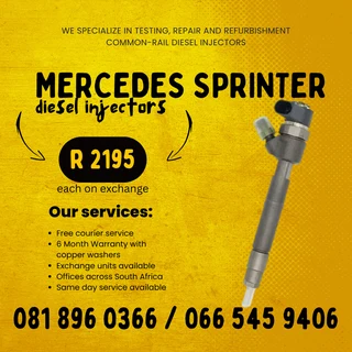 Mercedes Benz Sprinter Diesel Injectors For Sale