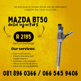Mazda Bt50 Diesel Injectors For Sale