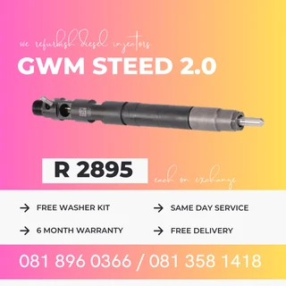 Gwm Steed 2.0 Diesel Injectors For Sale