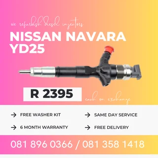 Nissan Navara Diesel Injectors For Sale With Warranty