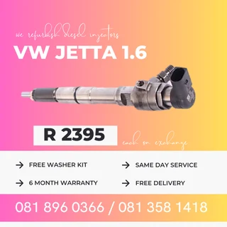 Vw Jetta 1.6 Diesel Injectors For Sale With Waranty