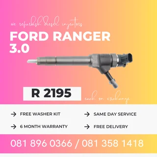 Ford Ranger 3.0 Bt50 Diesel Injectors For Sale With Warranty