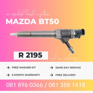 Mazda Bt50 Diesel Injectors For Sale With Warranty