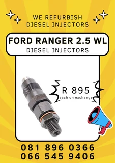 Ford Ranger 2.5 Wl Diesel Injectors For Sale