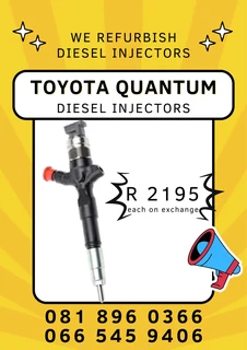 Toyota Quantum Diesel Injectors For Sale On Exchange