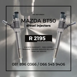 Mazda Bt50 Diesle Injectors For Sale On Exchange