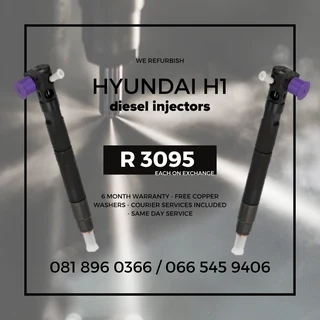 Hyundai H1 Diesle Injectors For Sale