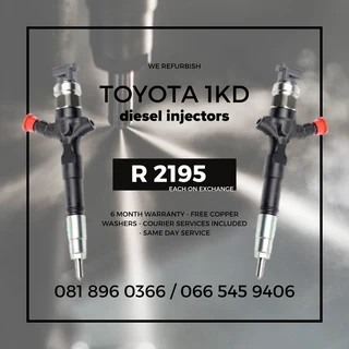 Toyota 1kd Diesel Injectors For Sale