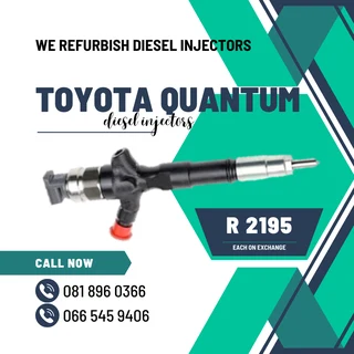 Toyota Quantum Diesel Injectors For Sale On Exchange