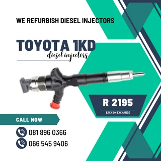 Toyota 1kd Diesel Injectors For Sale On Exchange