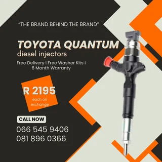 Toyota Quantum Diesel Injectors For Sale On Exchange