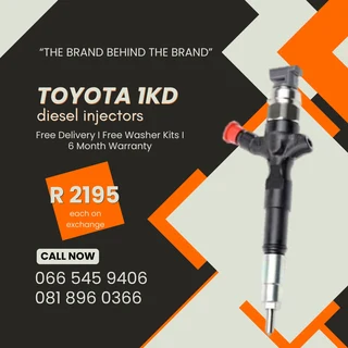 Toyota 1kd Diesel Injectors For Sale On Exchange