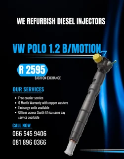 Volkswagen Polo 1.2 Bluemotion Diesle Injectors For Sale On Exchange