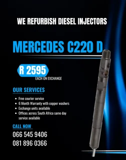 Mercedes Benz C220 Delphi Diesle Injectors For Sale On Exchange