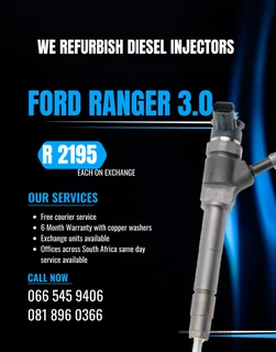 Ford Ranger 3.0 Diesel Injectors For Sale On Exchange