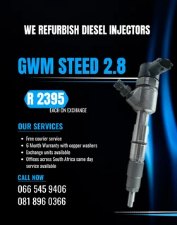 Gwm Steed 2.8 Diesel Injectors For Sale On Exchange