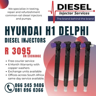 Hyundai H1 Delphi Diesle Injectors For Sale On Exchange