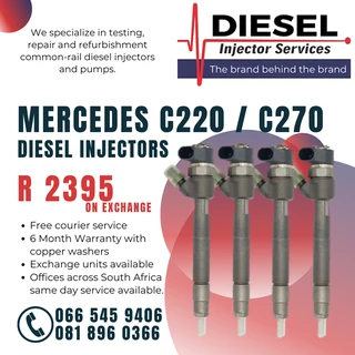 Mercedes Benz C270 Bosch Diesel Injectors For Sale On Exchange