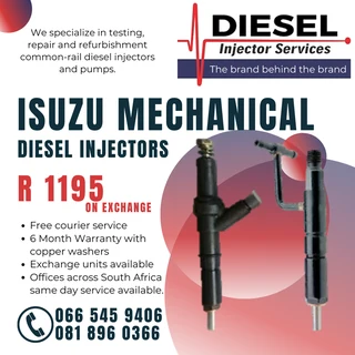 Isuzu Mechanical Diesel Injectors For Sale On Exchange