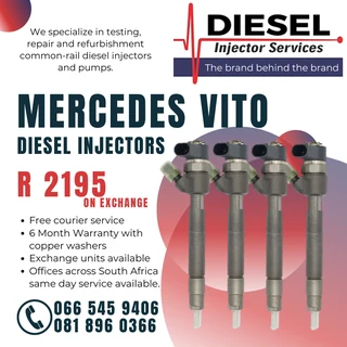 Mercedes Benz Vito Diesel Injector Refurbishment