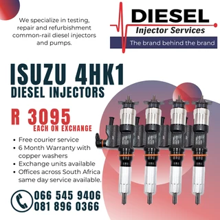 Isuzu 4hk1 Diesel Injector Refurbishment