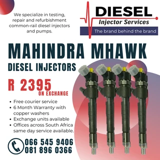 Mahindra Diesel Injector Refurbishment