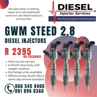 Gwm Steed 2.8 Diesel Injectors For  Sale On Exchange