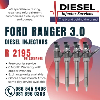 Ford Ranger 3.0 Diesel Injectors For Sale On Exchange