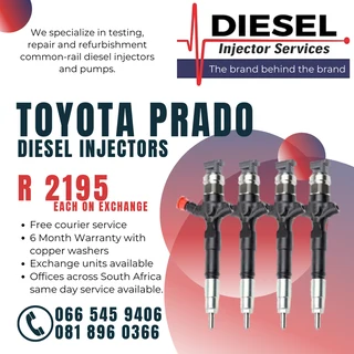Toyota Prado Diesel Injectors For Sale On Exchange