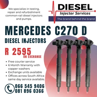Mercedes Benz C270 Delphi Diesel Injectors For Sale On Exchage