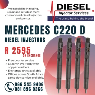 Mercedes Benz C220 Delphi Diesel Injectors For Sale On Exchange